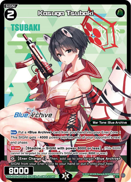 Kasuga Tsubaki (Foil) - WXDi-CP02-091P[EN]