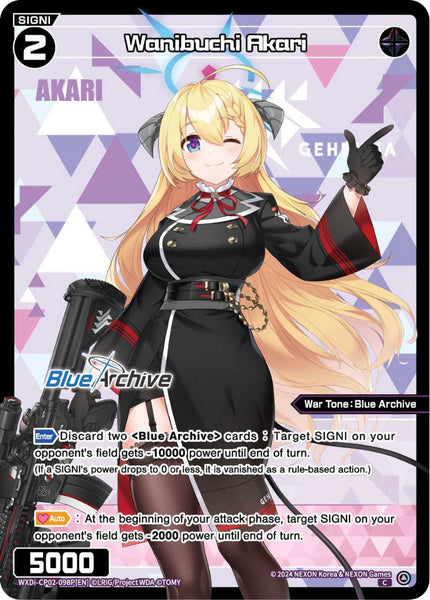 Wanibuchi Akari (Foil) - WXDi-CP02-098P[EN]