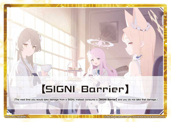 【SIGNI Barrier】 - WXDi-CP02-TK01B[EN]