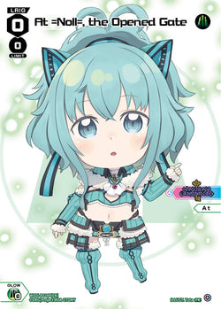 At =Noll=, the Opened Gate (Foil) - WXDi-P028P[EN]