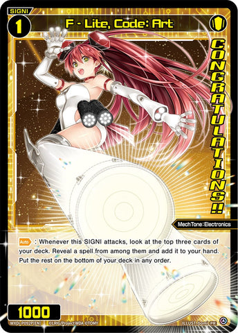 F - Lite, Code: Art (Foil) - WXDi-P092P[EN]