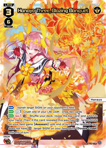 Hanayo Three, Blazing Banquet　 (Foil) - WXDi-P10-006R[EN]