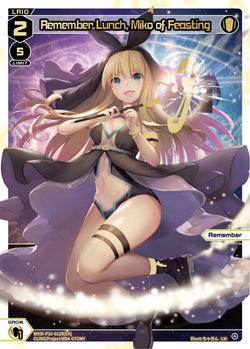 Remember Lunch, Miko of Feasting (Foil) - WXDi-P10-012R[EN]