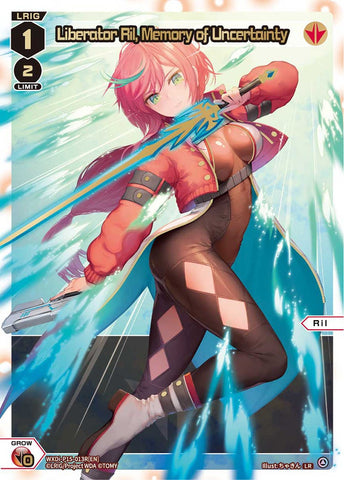 Liberator Ril, Memory of Uncertainty (LR) - WXDi-P15-013R[EN]