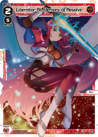 Liberator Ril, Memory of Resolve - WXDi-P15-014[EN]