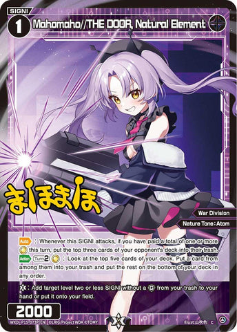 Mahomaho//THE DOOR, Natural Element (Foil) - WXDi-P15-073P[EN]
