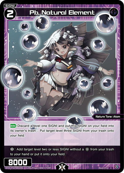 Pb, Natural Element - WXDi-P16-085[EN]
