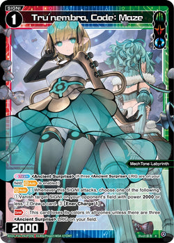 Tru'nembra, Code: Maze (Foil) - WXDi-P16-092P[EN]