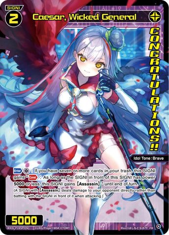 Caesar, Wicked General (Foil) - WXDi-P285P[EN]