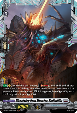 Dissolving Heat Monster, Radiabilio (FR) - D-BT10/FR20EN