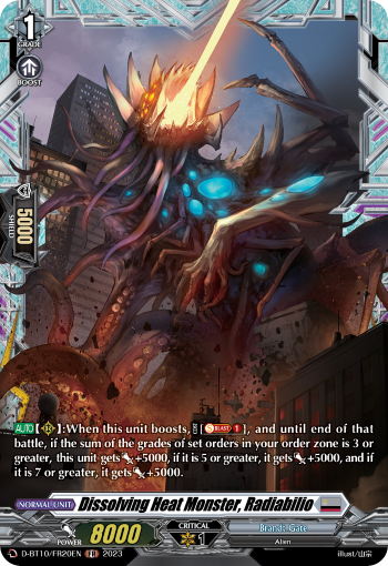 Dissolving Heat Monster, Radiabilio (FR) - D-BT10/FR20EN