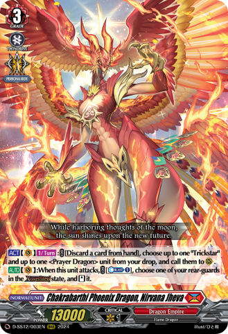 Chakrabarthi Phoenix Dragon, Nirvana Jheva - D-SS12/003EN