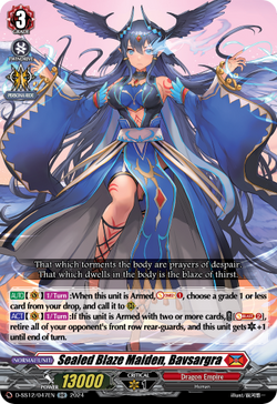 Sealed Blaze Maiden, Bavsargra - D-SS12/047EN