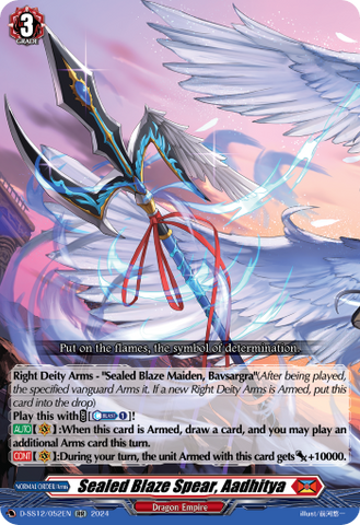 Sealed Blaze Spear, Aadhitya - D-SS12/052EN