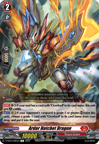 Ardor Hatchet Dragon - D-SS12/085EN