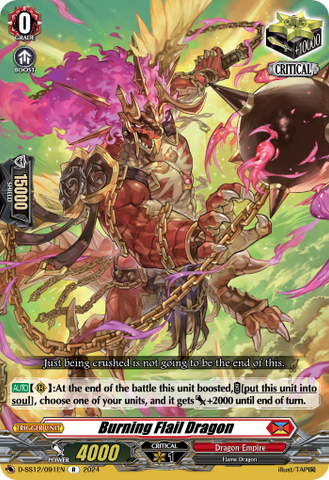 Burning Flail Dragon - D-SS12/091EN