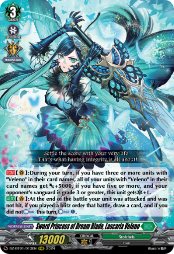 Sword Princess of Dream Blade, Lascaria Veleno - DZ-BT01/013EN