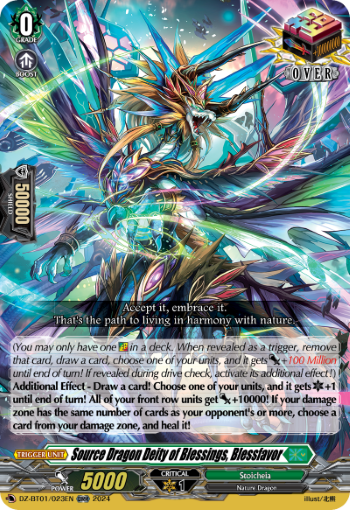 Source Dragon Deity of Blessings, Blessfavor - DZ-BT01/023EN