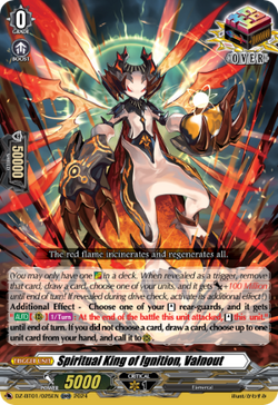 Spiritual King of Ignition, Valnout - DZ-BT01/025EN