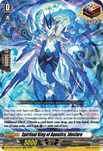 Spiritual King of Aquatics, Idosfaro - DZ-BT01/026EN