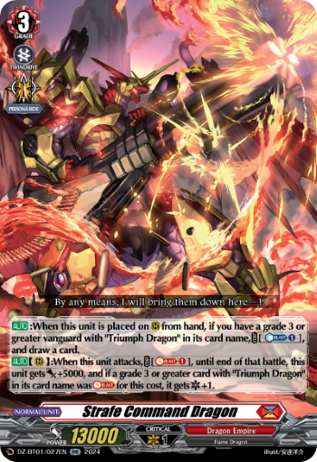 Strafe Command Dragon - DZ-BT01/027EN