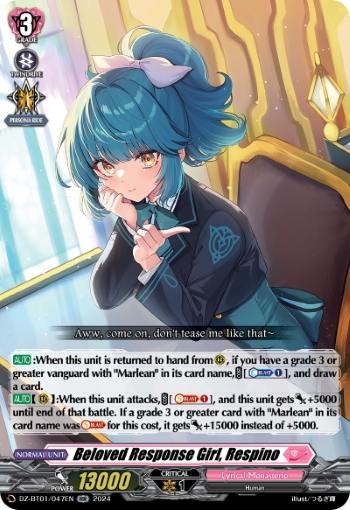 Beloved Response Girl, Respino - DZ-BT01/047EN