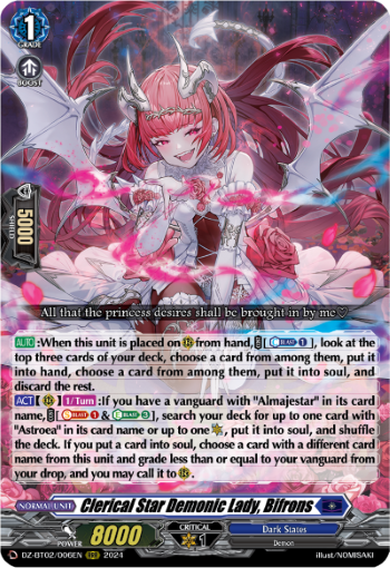 Clerical Star Demonic Lady, Bifrons - DZ-BT02/006EN