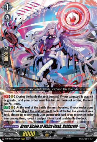 Great Sickle of White Flash, Baldareid - DZ-BT02/009EN