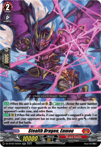 Stealth Dragon, Enmou - DZ-BT02/020EN