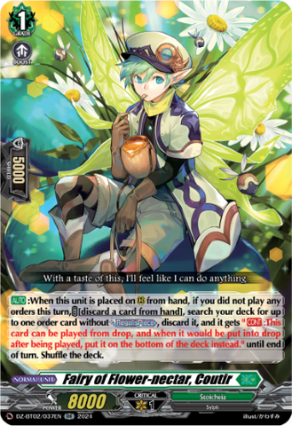 Fairy of Flower-nectar, Coutir - DZ-BT02/037EN