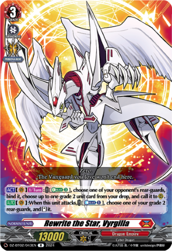 Rewrite the Star, Vyrgilla - DZ-BT02/043EN