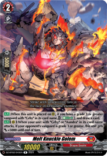 Melt Knuckle Golem - DZ-BT02/045EN