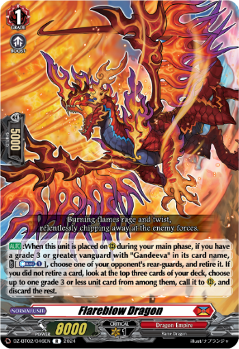 Flareblow Dragon - DZ-BT02/046EN