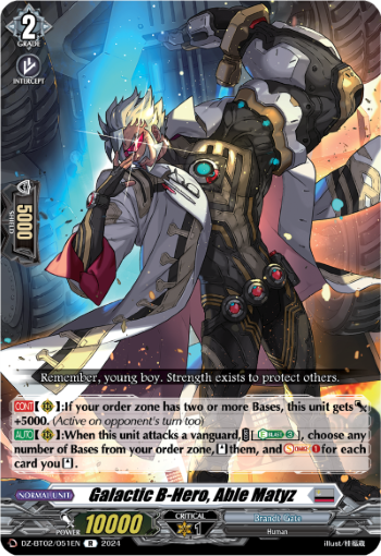 Galactic B-Hero, Able Matyz - DZ-BT02/051EN