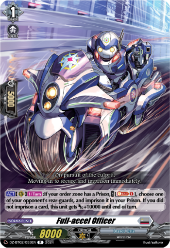 Full-accel Officer - DZ-BT02/053EN
