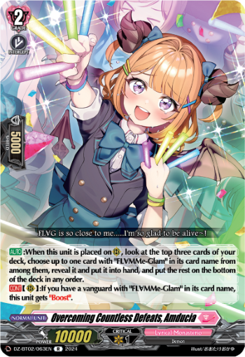 Overcoming Countless Defeats, Amducia - DZ-BT02/063EN