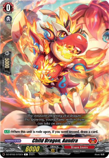 Child Dragon, Aundra - DZ-BT02/075EN
