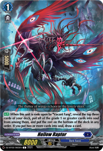 Hollow Raptor - DZ-BT02/083EN