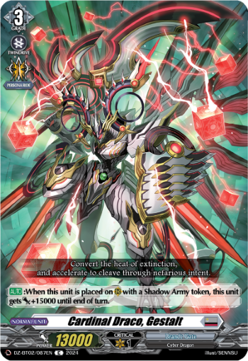 Cardinal Draco, Gestalt - DZ-BT02/087EN