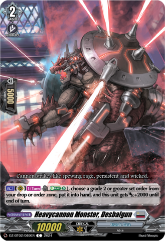 Heavycannon Monster, Desbalgun - DZ-BT02/089EN