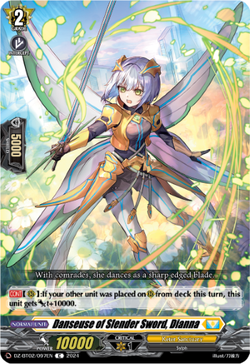 Danseuse of Slender Sword, Dianna - DZ-BT02/097EN