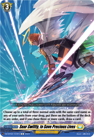 Soar Swiftly, to Save Precious Lives - DZ-BT02/104EN