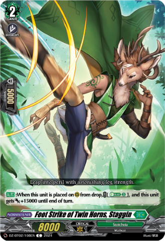 Foot Strike of Twin Horns, Staggin - DZ-BT02/108EN
