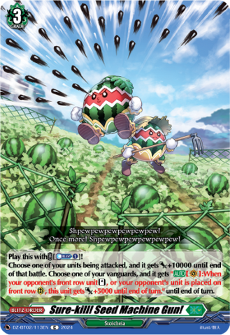 Sure-kill! Seed Machine Gun! - DZ-BT02/113EN