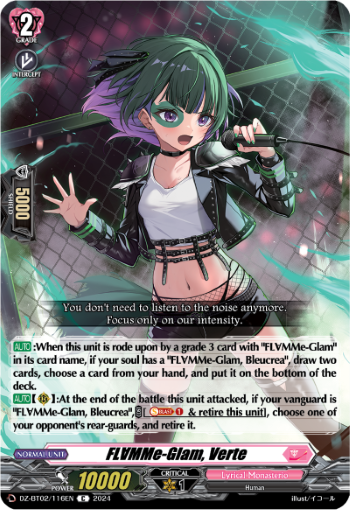FL∀MMe-Glam, Verte - DZ-BT02/116EN