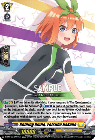 Shining Smile, Yotsuba Nakano - DZ-BT02/EX08EN
