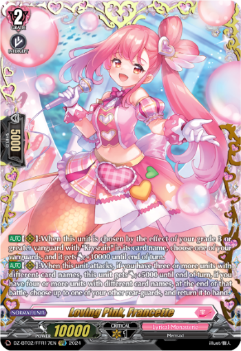 Loving Pink, Francette (FFR) - DZ-BT02/FFR17EN