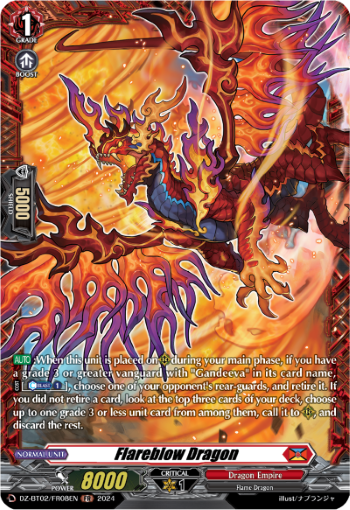 Flareblow Dragon (FR) - DZ-BT02/FR08EN