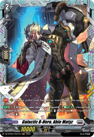 Galactic B-Hero, Able Matyz (FR) - DZ-BT02/FR21EN