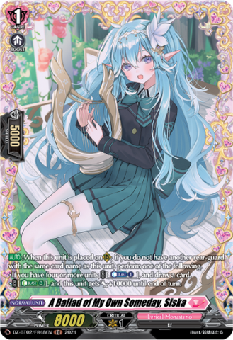 A Ballad of My Own Someday, Siska (FR) - DZ-BT02/FR48EN